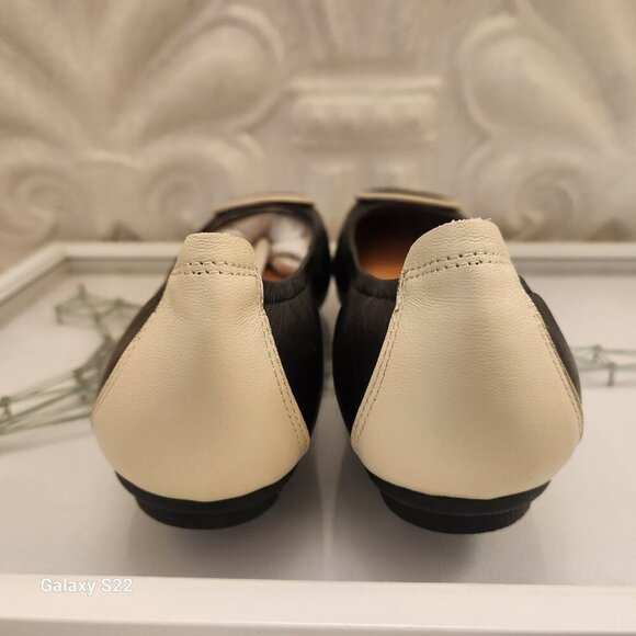 Josef Seibel " Pippa 19" Schwarz/Off white Ballet flats. NIB. Sze EU 37/US 6-6.5 - Picture 8 of 11